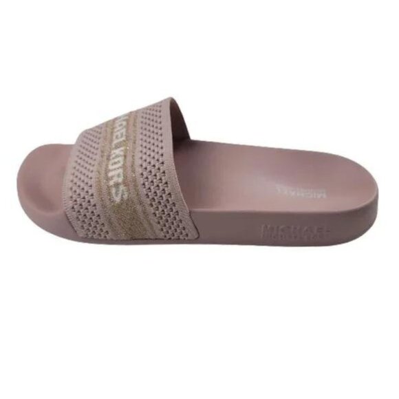 MICHAEL Michael Kors Shoes - Michael Kors Gilmore Knit Slide Sandals